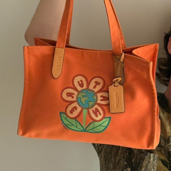 Coach Canvas Tote Bag - Picture 1 of 8